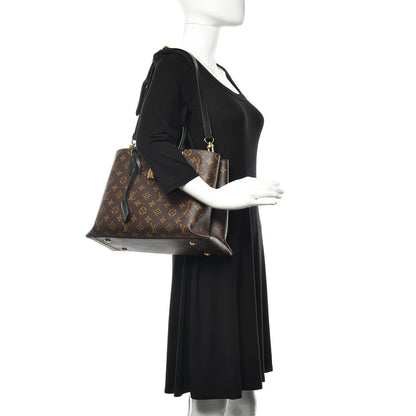 Louis Vuitton Monogram Flower Tote Black 2 of 18