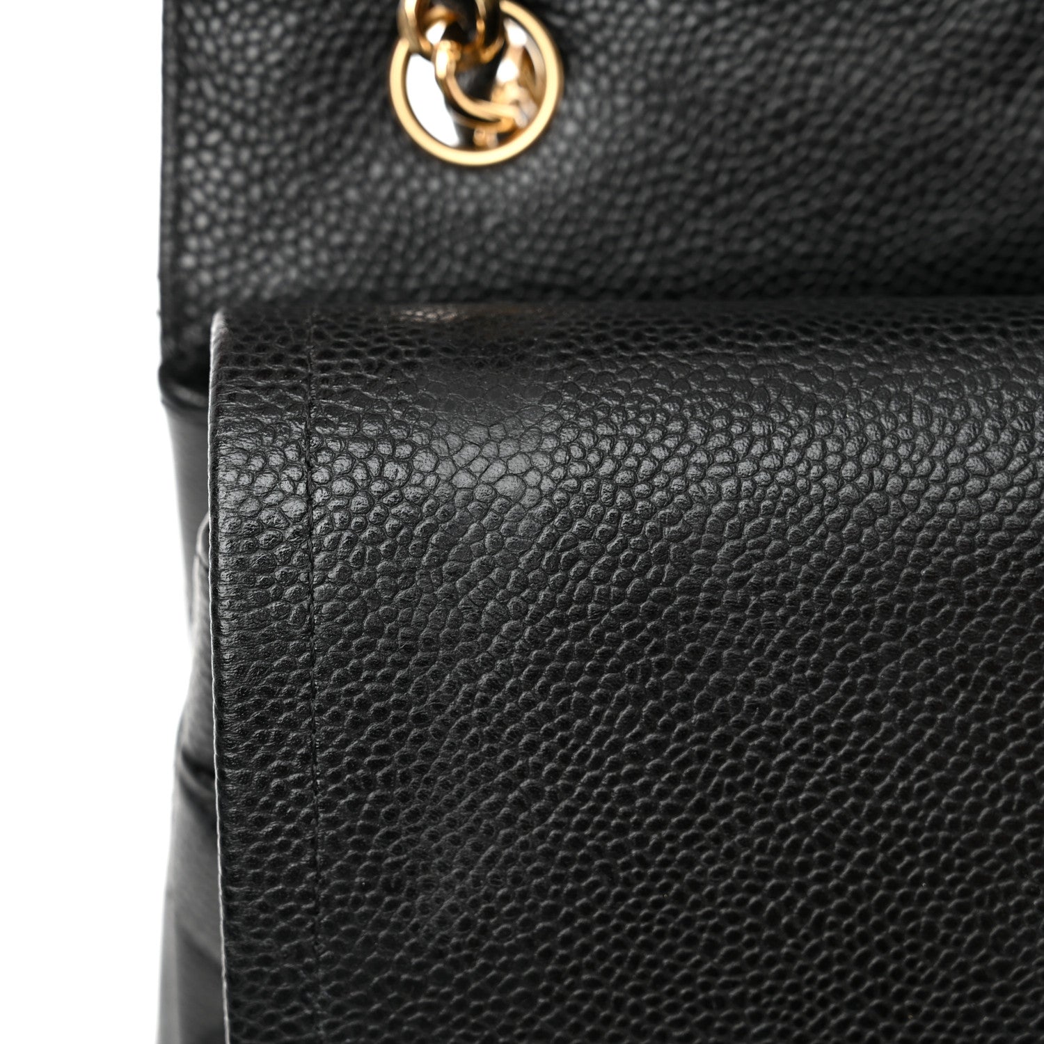 Chanel Caviar Quilted Jumbo Double Flap Black 13 of 18