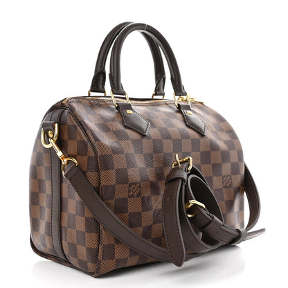 Louis Vuitton Damier Ebene Speedy Bandouliere 25 3 of 10