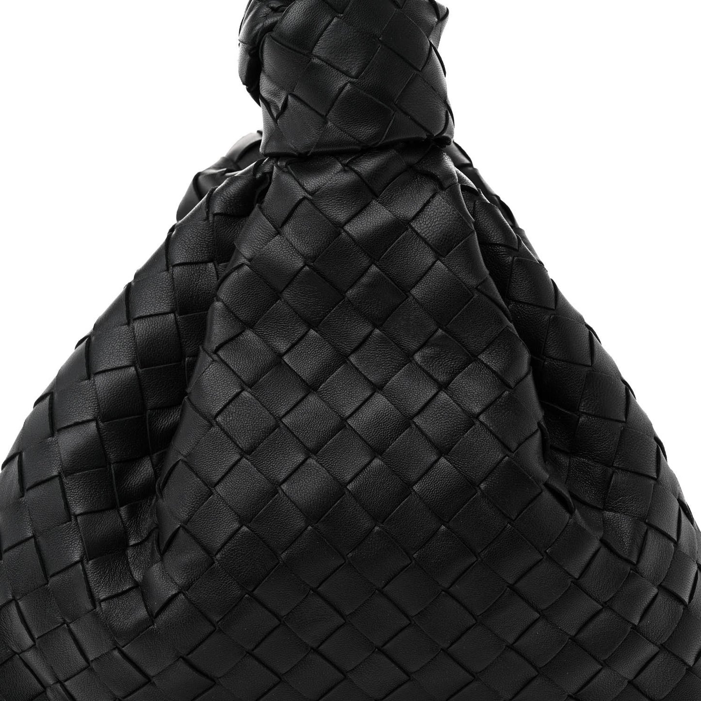 BOTTEGA VENETA Nappa Intrecciato BV Twist Black
