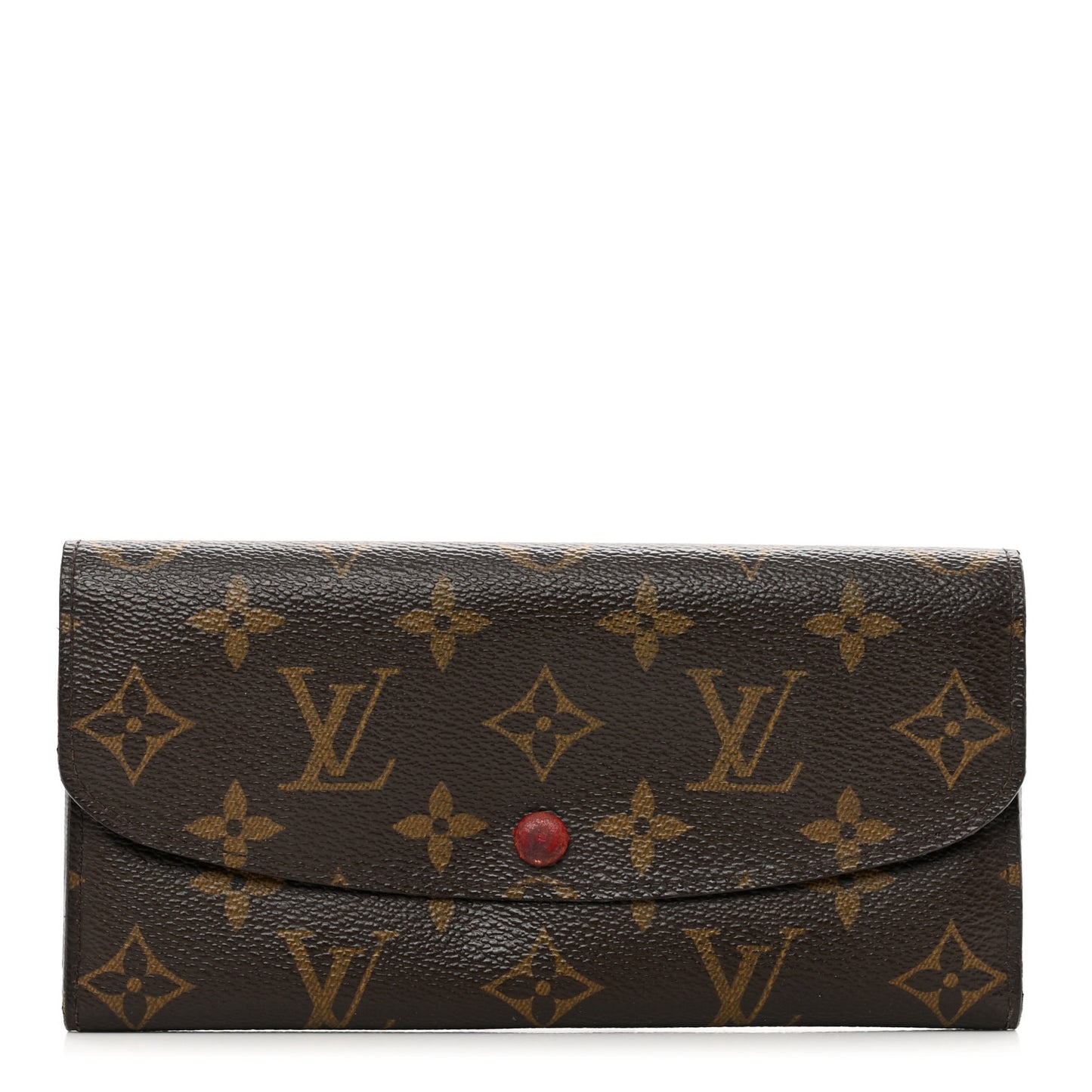 Monogram Emilie Wallet Rouge