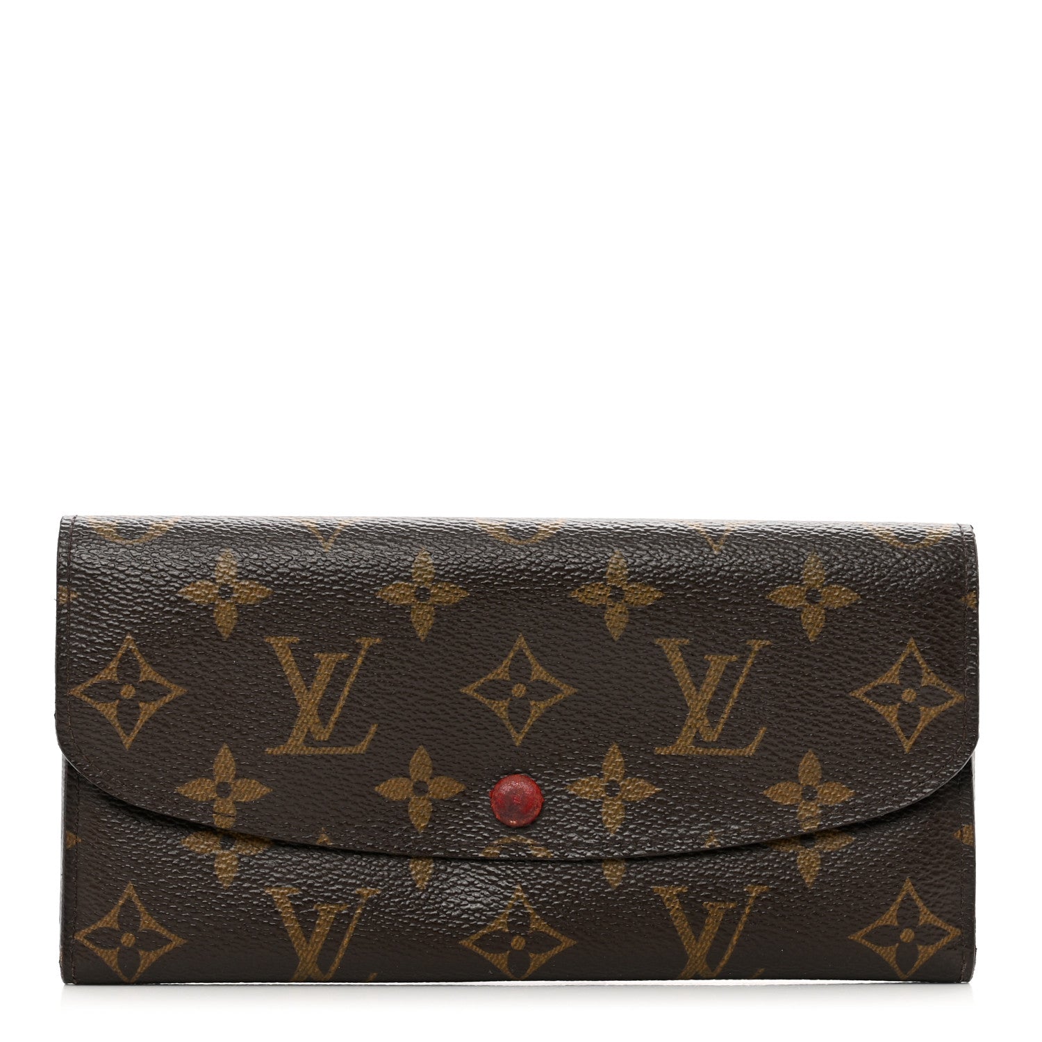 Louis Vuitton Monogram Emilie Wallet Rouge 1 of 12