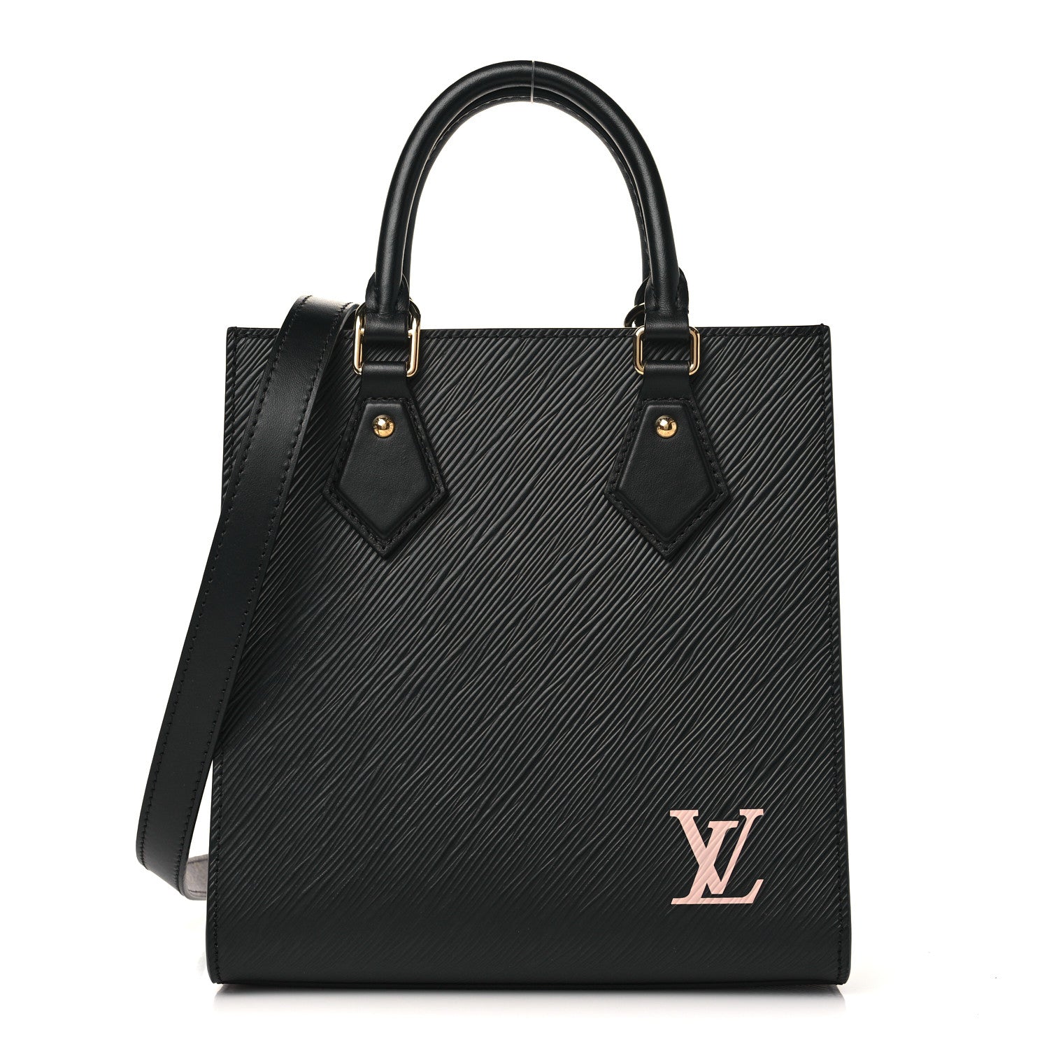 Louis Vuitton Epi Sac Plat BB Black 1 of 8