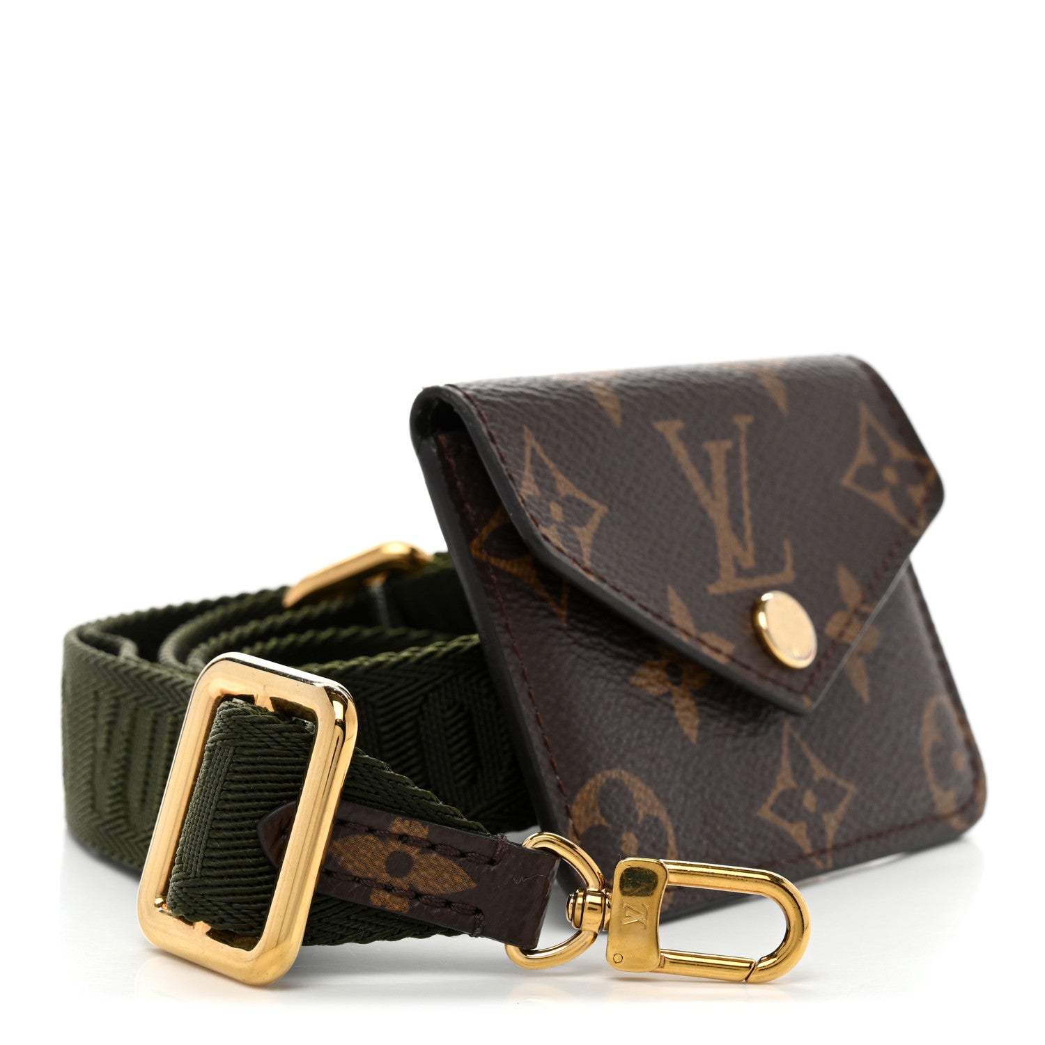 Louis Vuitton Monogram Felicie Strap & Go Shoulder Strap Kaki 1 of 7