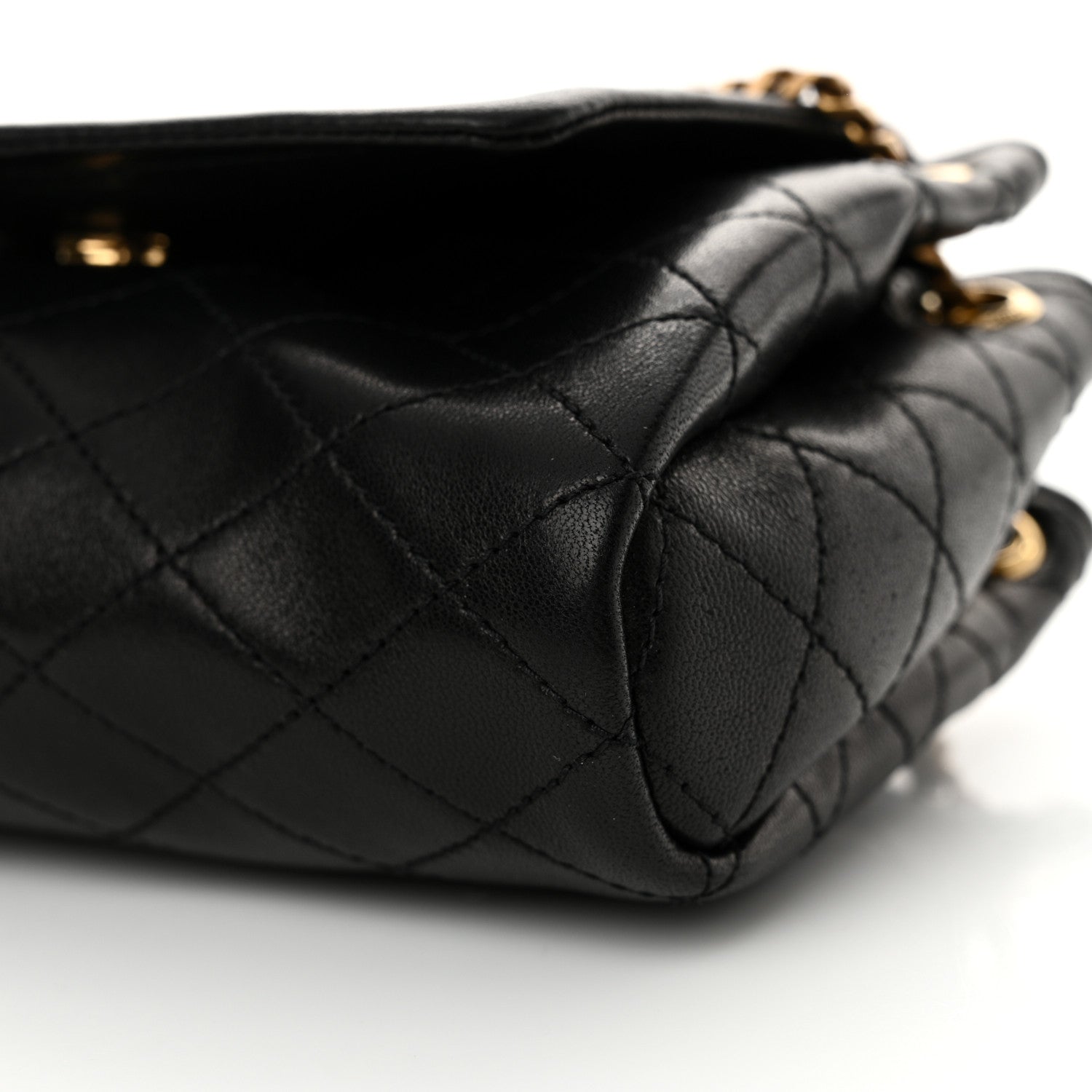 Saint Laurent Lambskin Quilted Monogram Mini Nolita Black 10 of 11