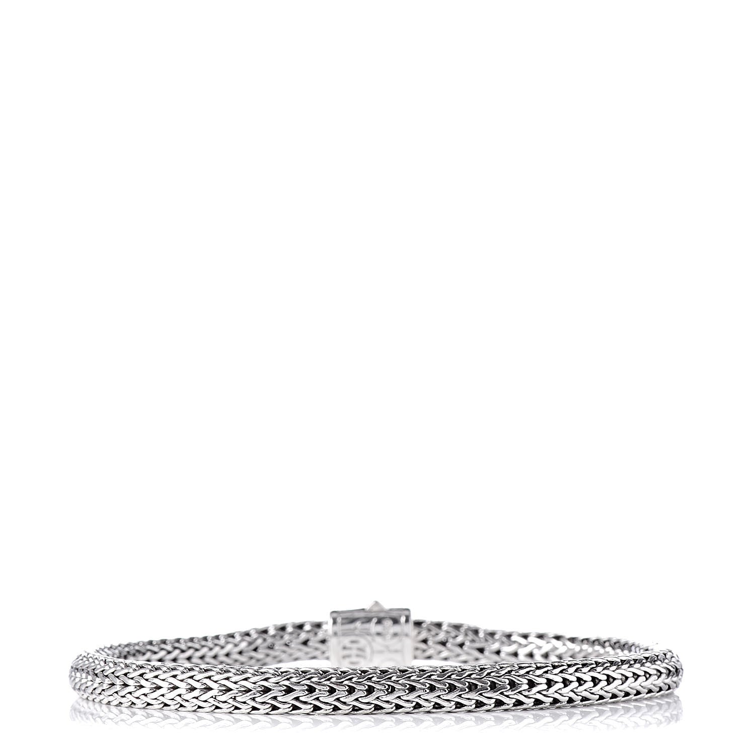 John Hardy Sterling Silver Pink Spinel 5mm Classic Chain Bracelet M 3 of 4