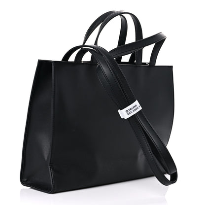 Telfar Vegan Leather Medium Shopping Bag Black 3 of 8