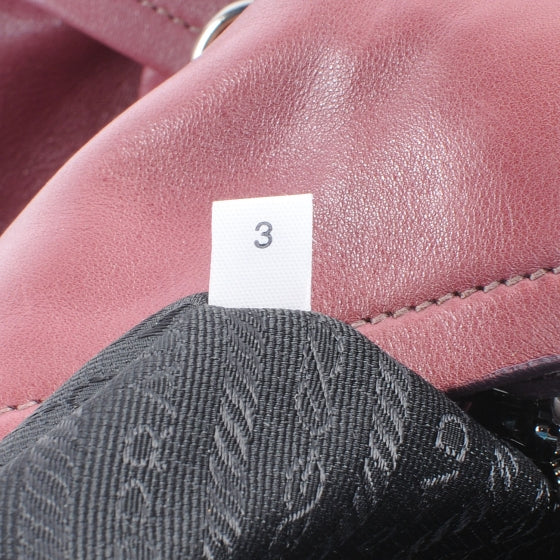 Leather Easy Foldover Pushlock Satchel Purple
