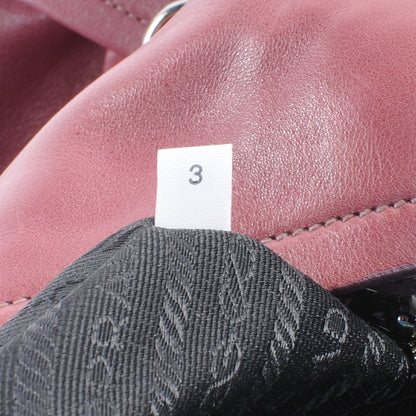 Prada Leather Easy Foldover Pushlock Satchel Purple 8 of 8