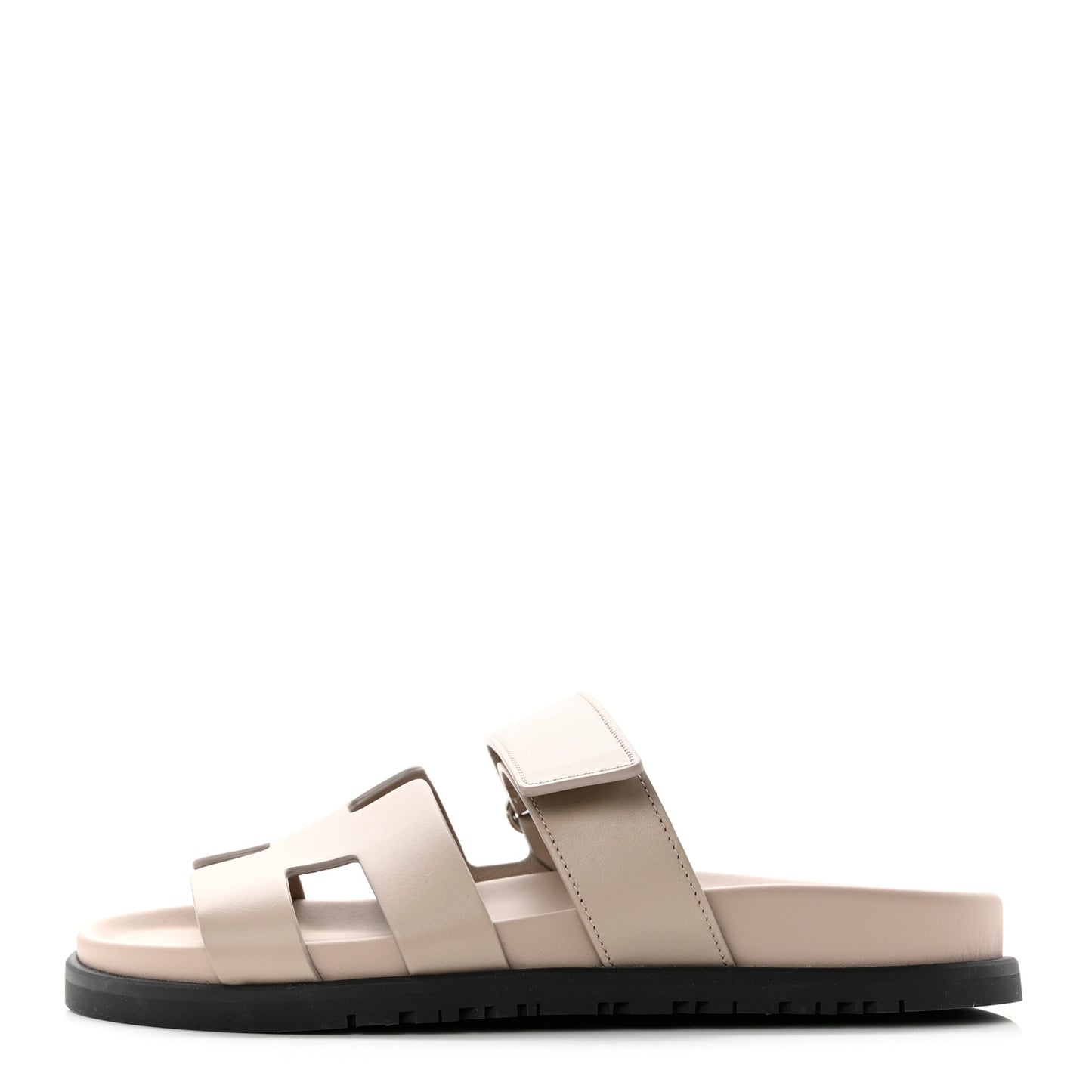 Calfskin Womens Chypre Sandals 36 Beige Mastic