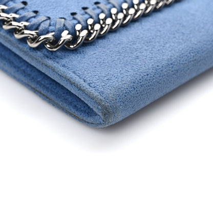 Stella McCartney Shaggy Deer Falabella Flap Wallet Blue 7 of 9