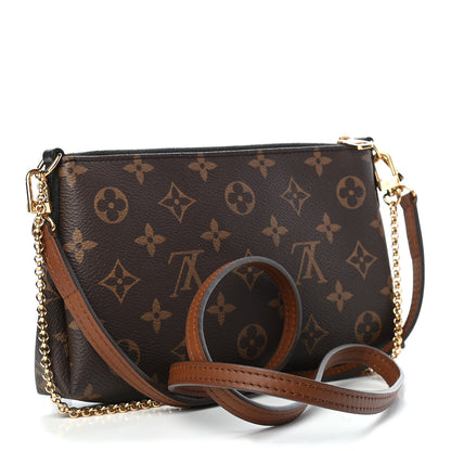 Louis Vuitton Monogram Pallas Clutch Black 3 of 8