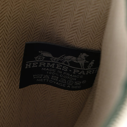 Hermes Toile H Electrique Flat Case Bleu Outremer Sapin 6 of 8