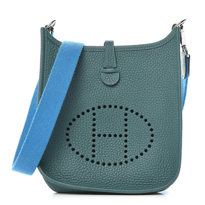 Hermes Taurillon Clemence Amazone Evelyne TPM Malachite Zanzibar 1 of 9