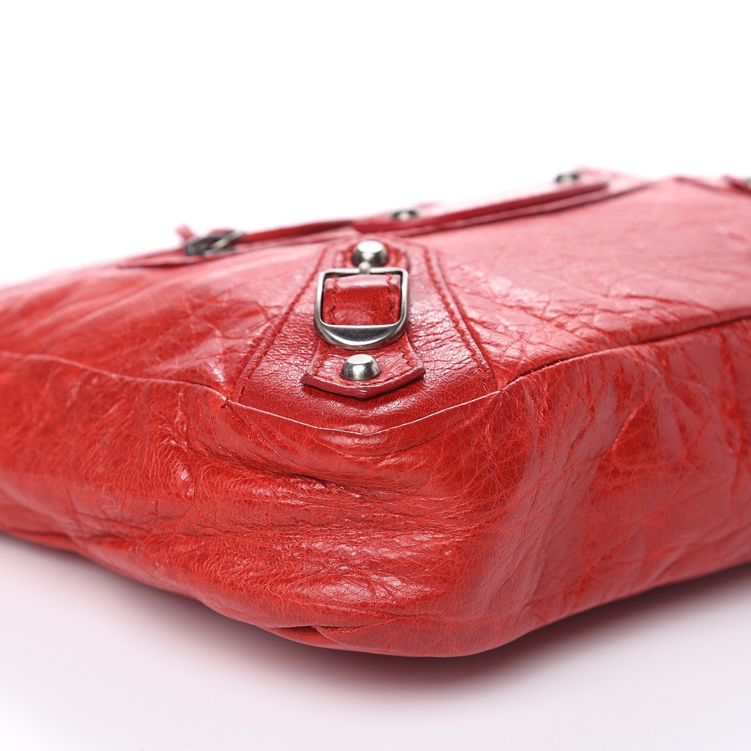 Balenciaga Chevre Porte Toilette Makeup Clutch True Red 12 of 13