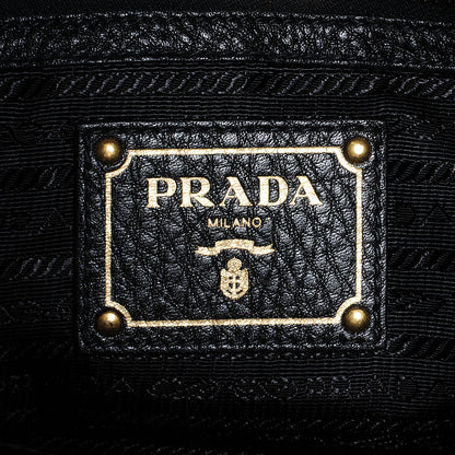 Prada Vitello Daino Hobo Nero Black 6 of 11