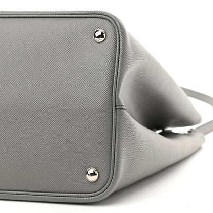 Prada Saffiano Cuir Large Double Bag Marmo 9 of 9