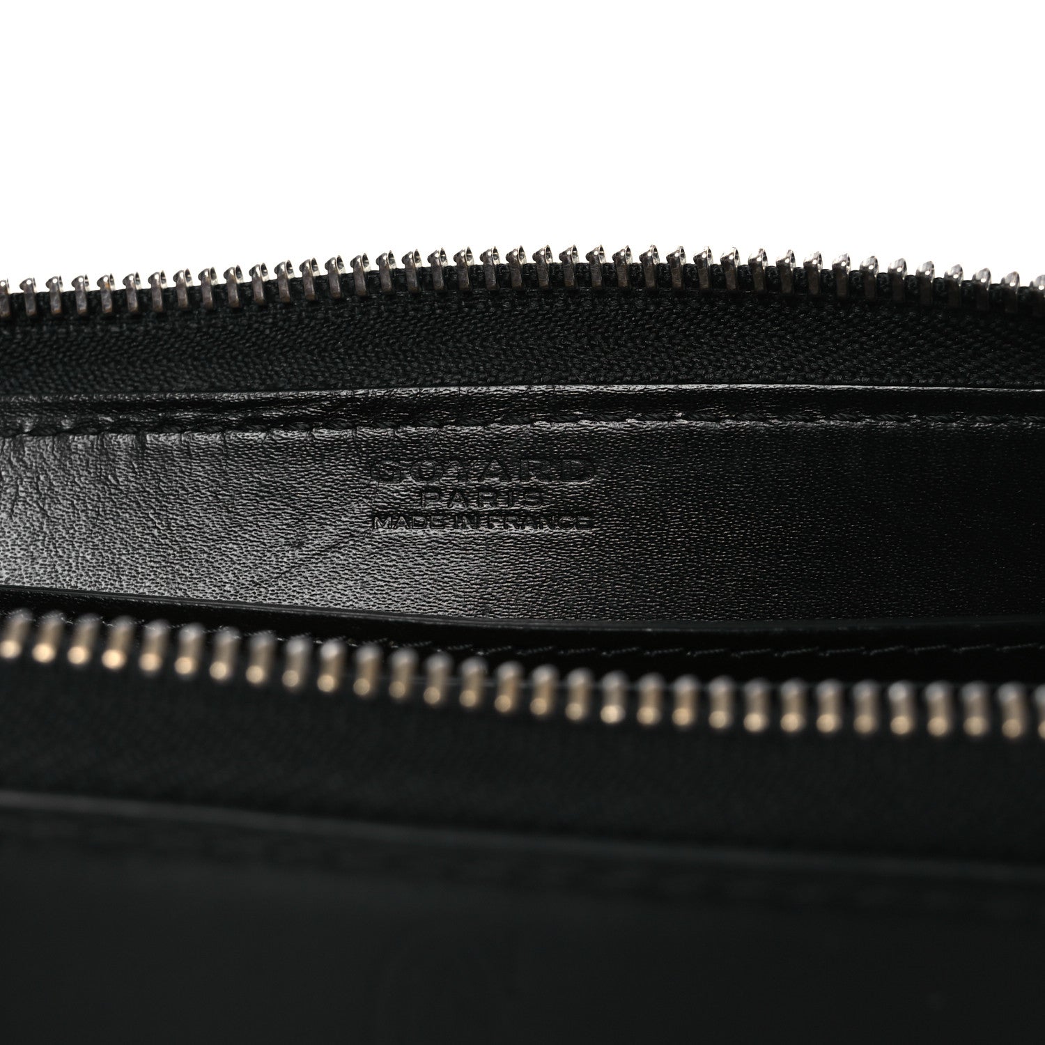 Goyard Goyardine Matignon Zip Around GM Wallet Black 6 of 10