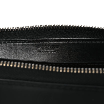 Goyard Goyardine Matignon Zip Around GM Wallet Black 6 of 10
