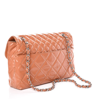 Chanel Vinyl Quilted In the Business Flap Bag Orange 3 of 13