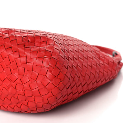 Bottega Veneta Nappa Intrecciato Bucket Bag Red 9 of 9