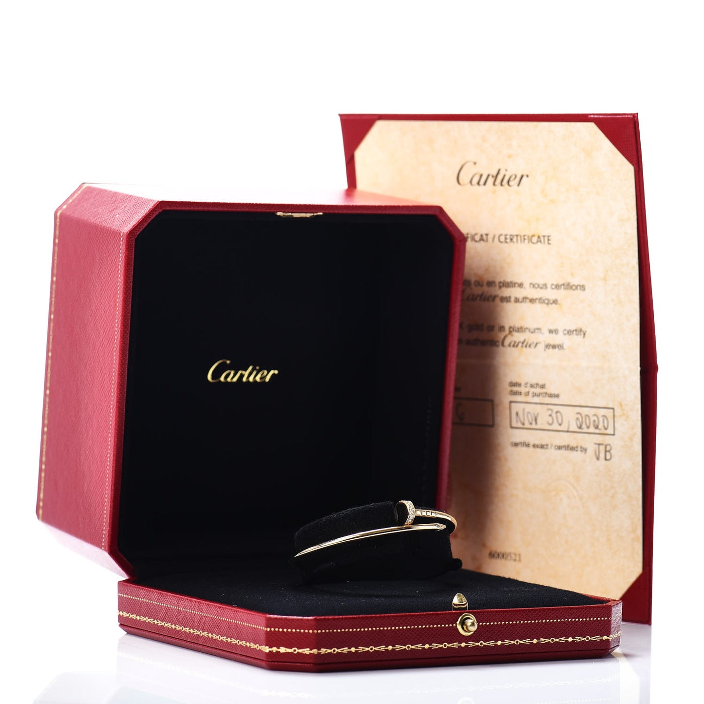 18K Yellow Gold Diamond Small Juste Un Clou Bracelet 15