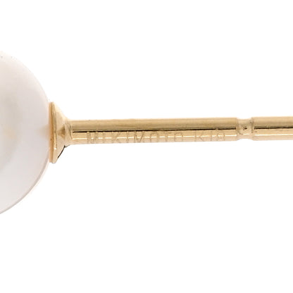 Mikimoto 18K Yellow Gold Akoya Pearl 6.5mm Stud Earrings 4 of 5