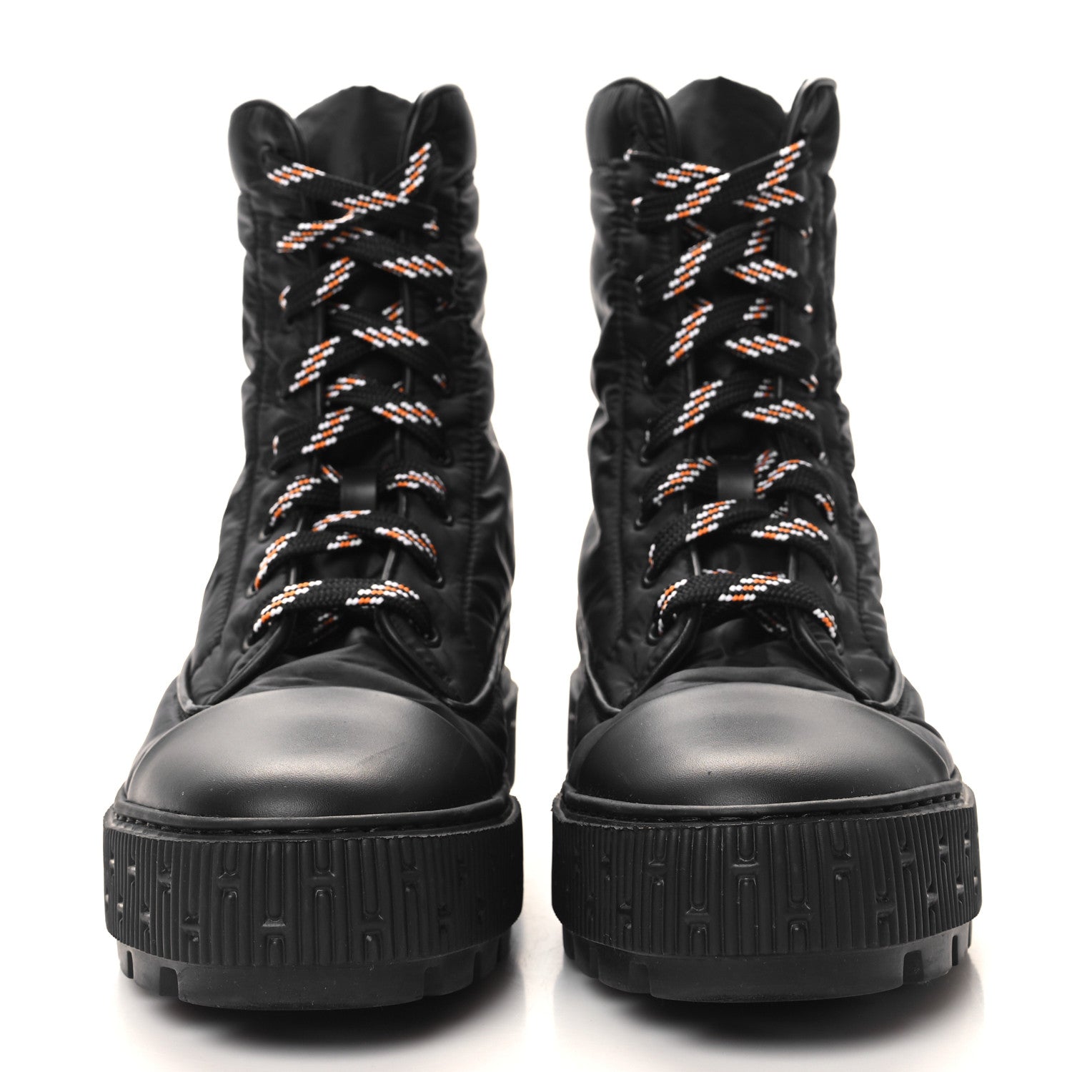 Hermes Calfskin Parachute Fresh Ankle Boots 36.5 Black 2 of 8