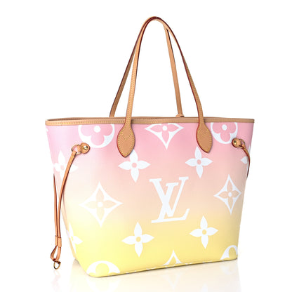 Louis Vuitton Monogram Giant By The Pool Neverfull MM Light Pink 4 of 9