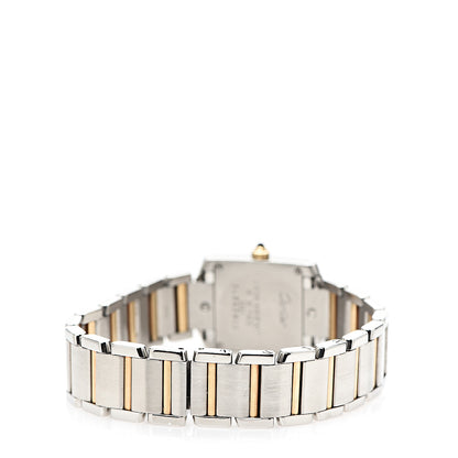 Cartier Stainless Steel 18K Yellow Gold 20mm Tank Francaise Quartz Watch 3 of 6