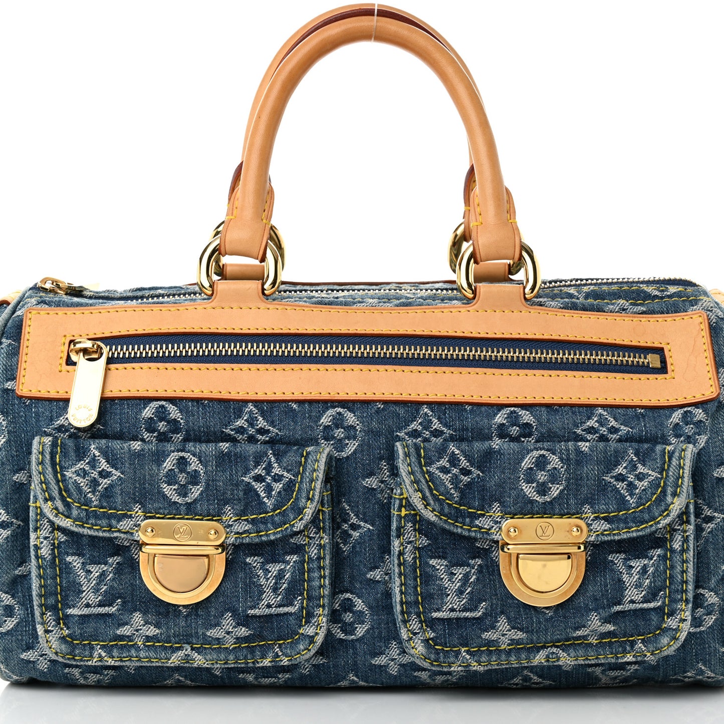 Monogram Denim Neo Speedy Blue