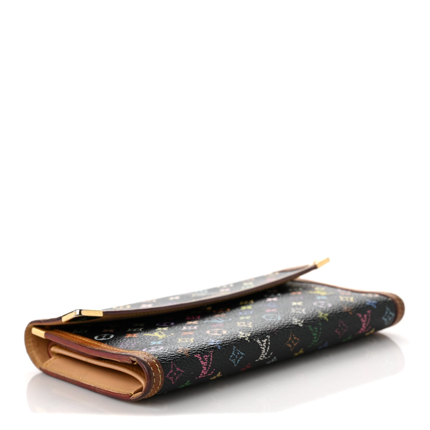 Monogram Multicolor Porte Tresor International Wallet Black