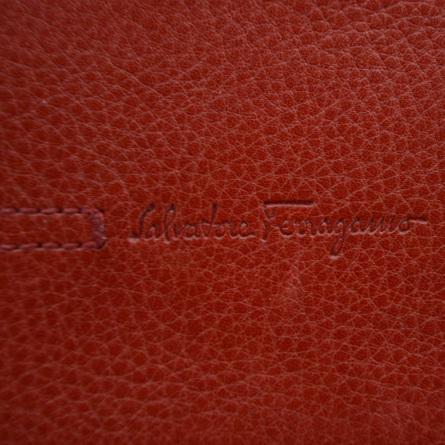 SALVATOREFERRAGAMOLeatherBillfoldWalletRed