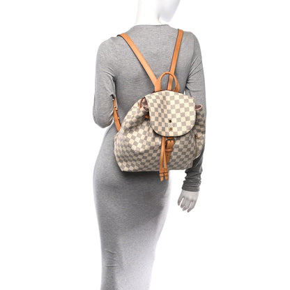Louis Vuitton Damier Azur Sperone Backpack 2 of 14