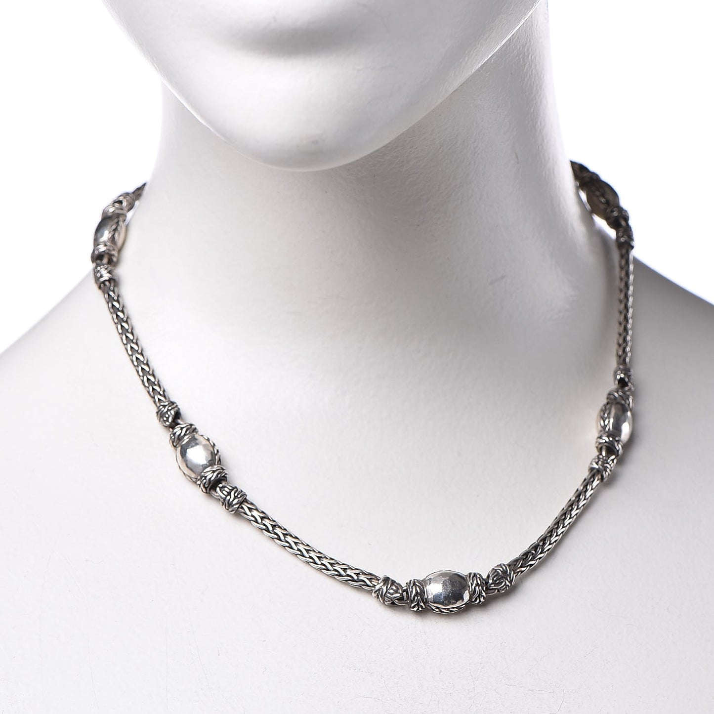 Sterling Silver Palu Station Necklace