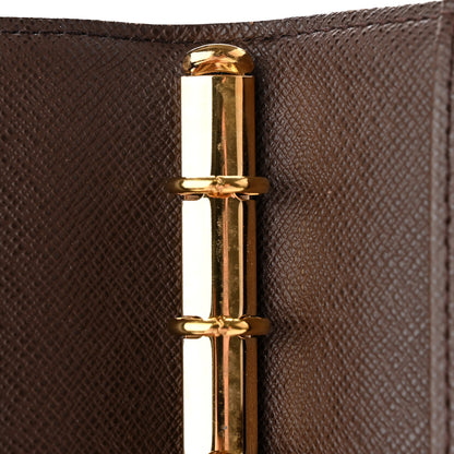 Louis Vuitton Damier Ebene Small Ring Agenda Cover 8 of 11