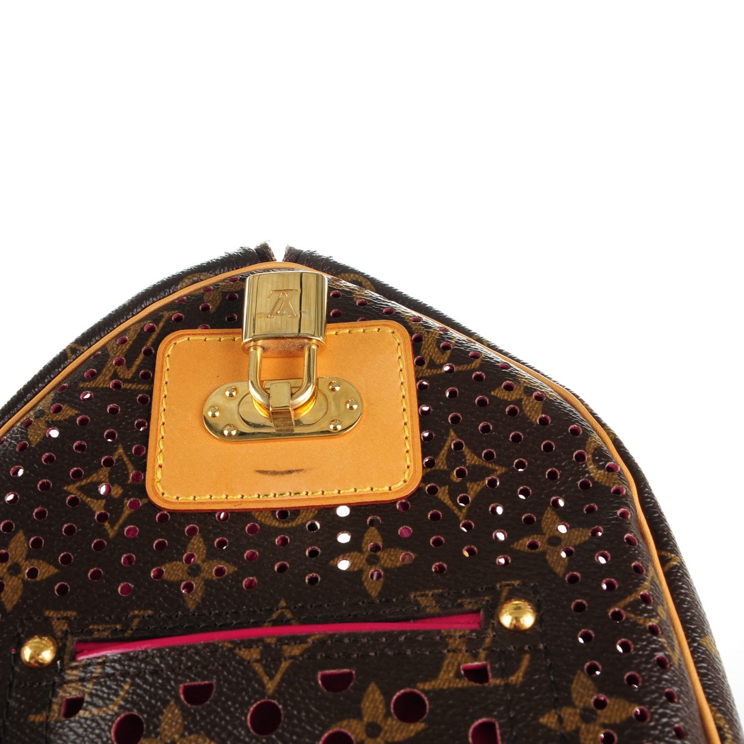 Louis Vuitton Monogram Perforated Speedy 30 Fuchsia 10 of 10