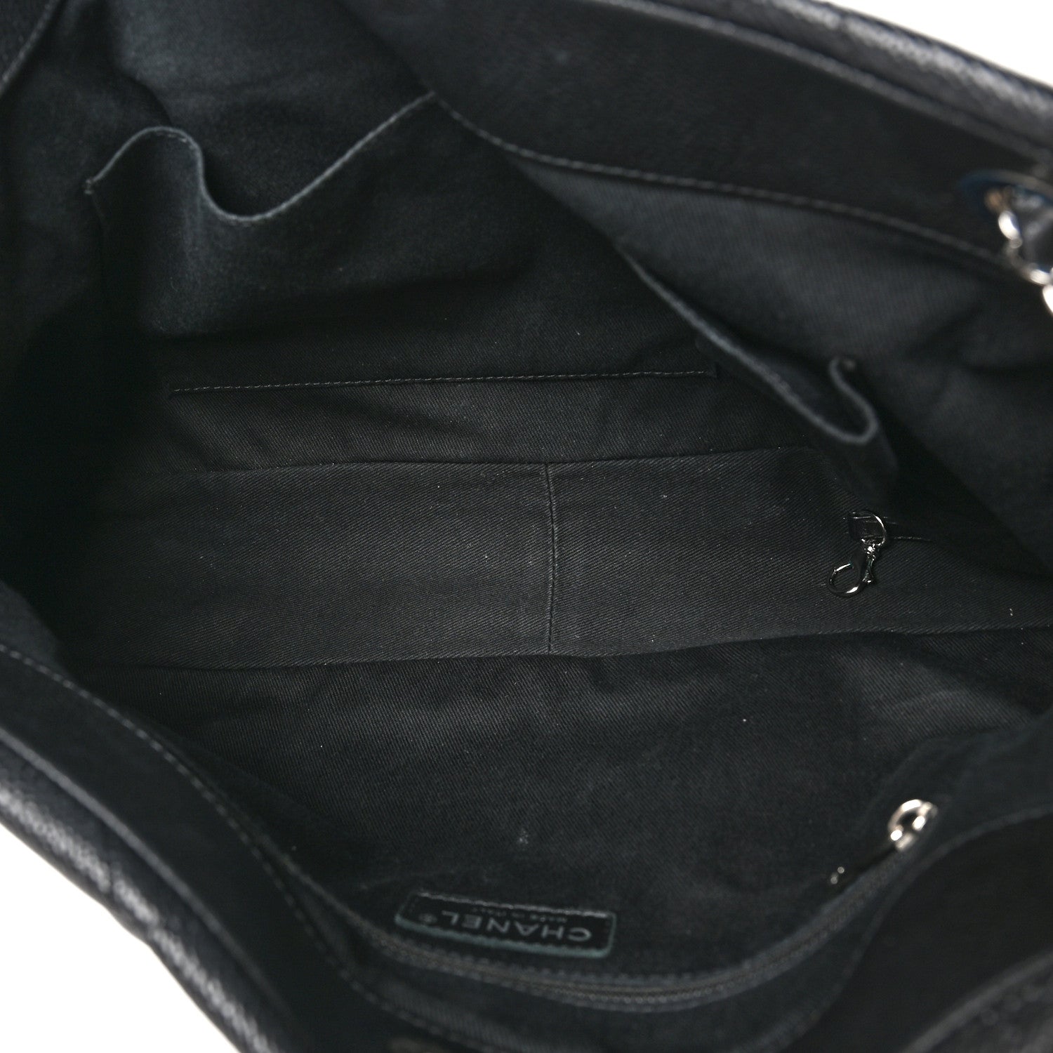 Chanel Caviar Quilted Timeless CC Soft Tote Black 5 of 10