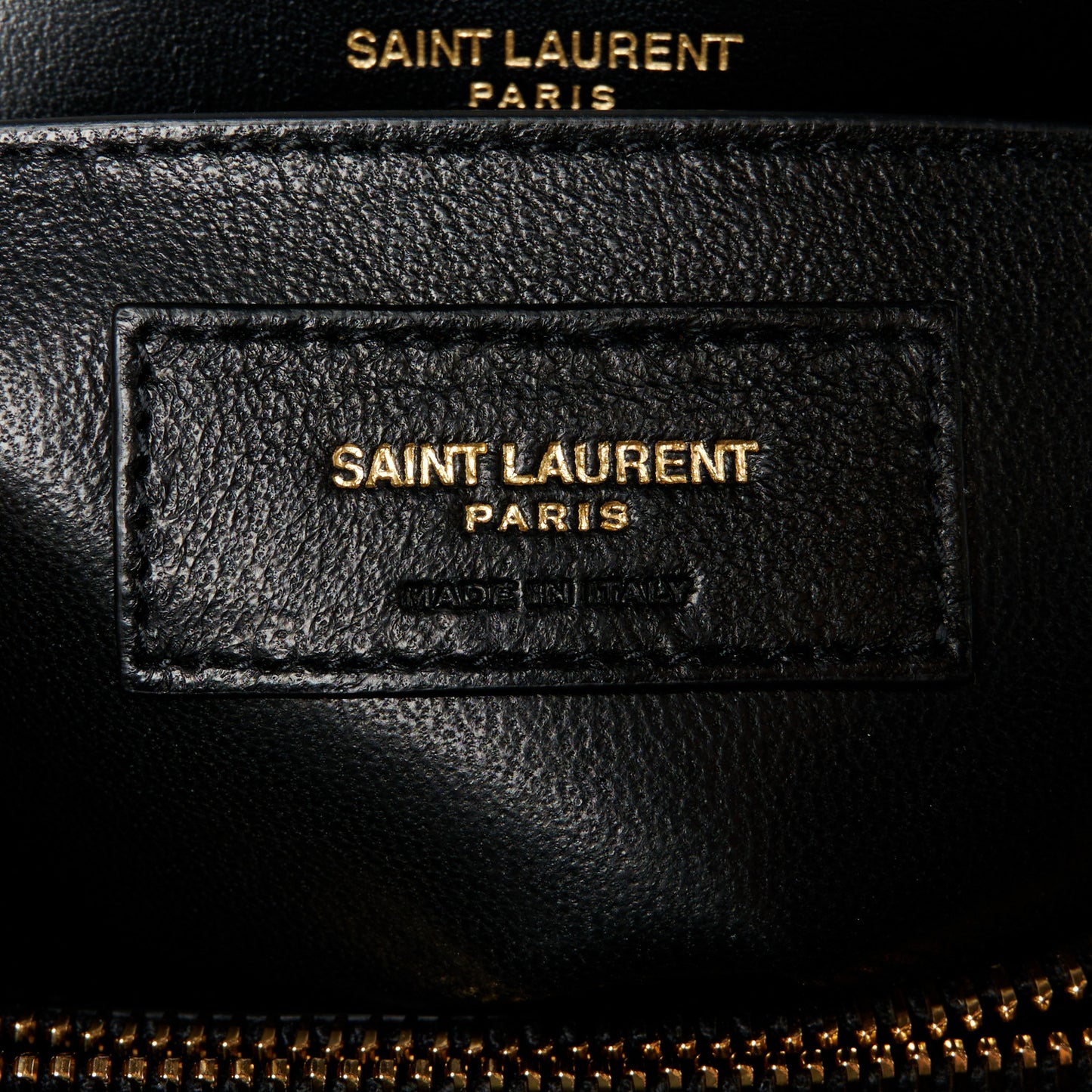 Velvet Y Quilted Monogram Small Loulou Chain Satchel Black