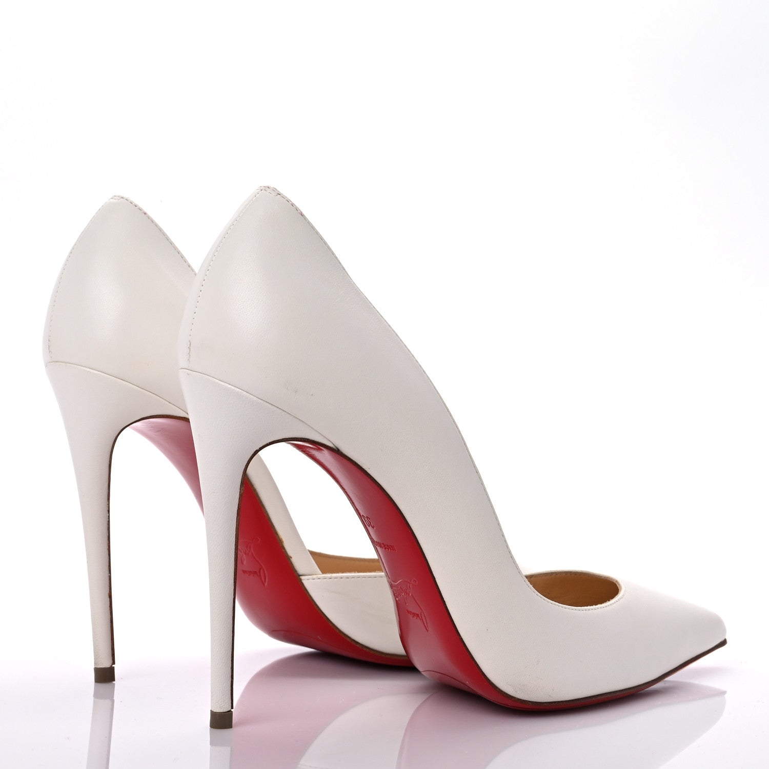 Christian Louboutin Kid Iriza 100 Pumps 39 White 4 of 9
