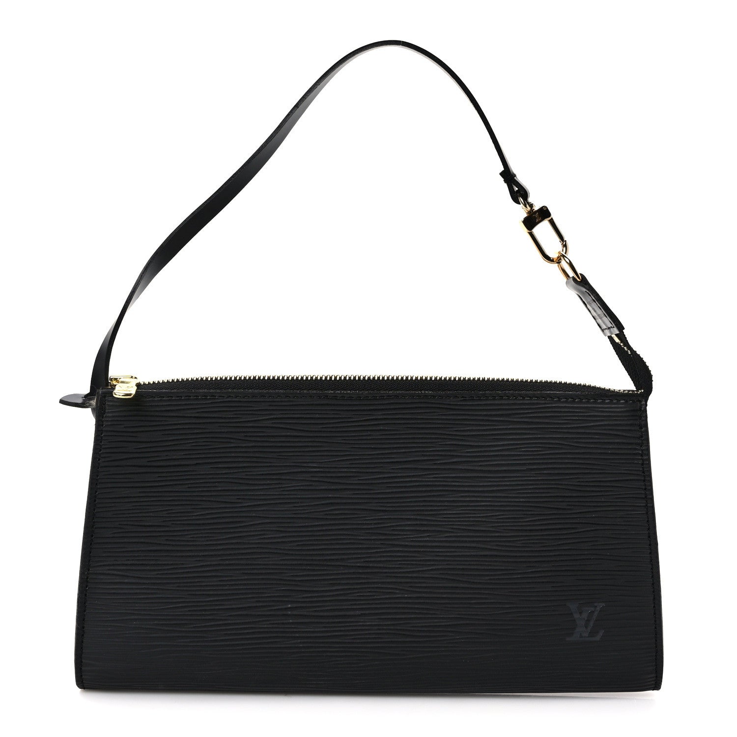 Louis Vuitton Epi Pochette Accessories 24 Black 1 of 11