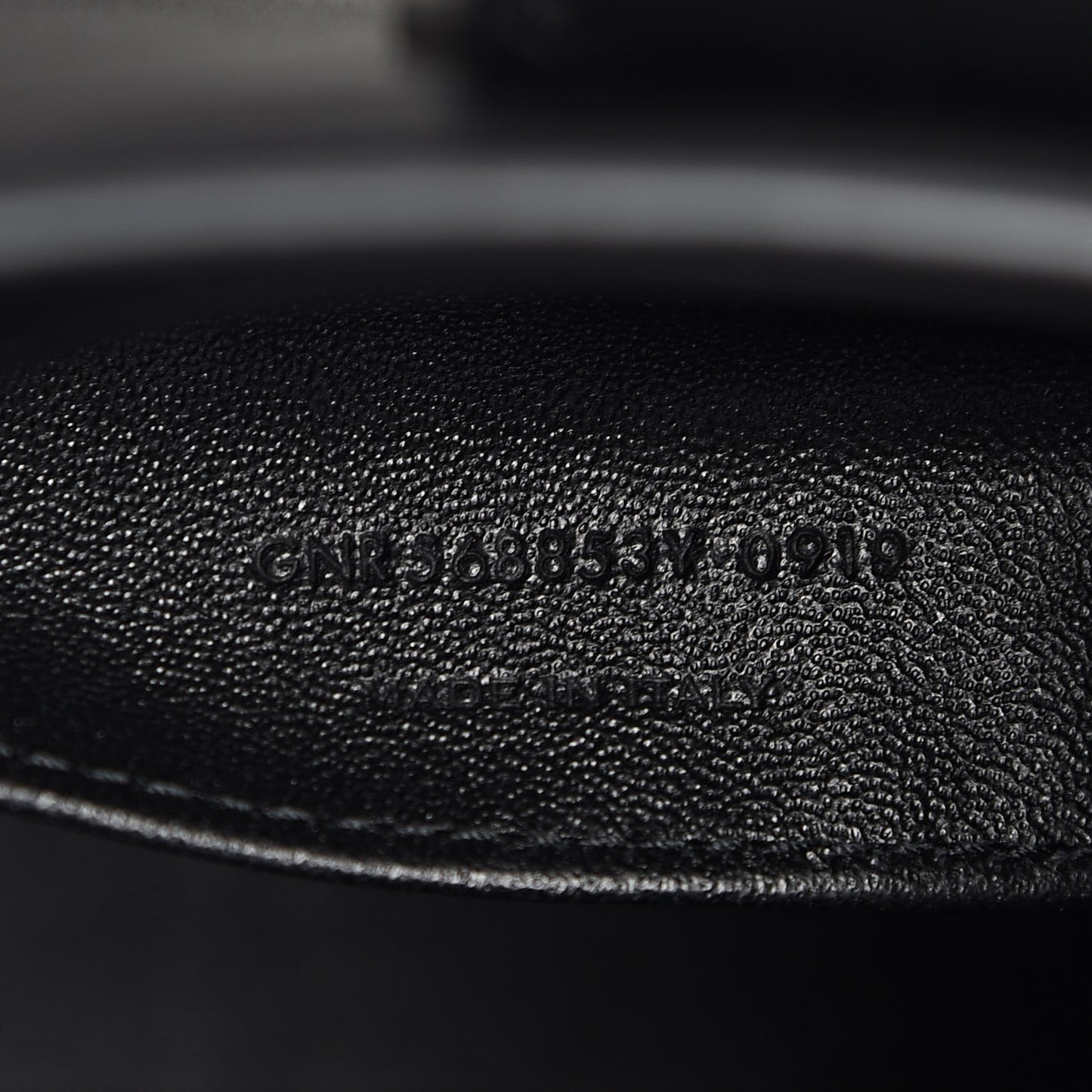 Calfskin Monogram Baby Cabas Black