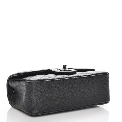 Chanel Caviar Quilted Mini Rectangular Flap Black 4 of 8