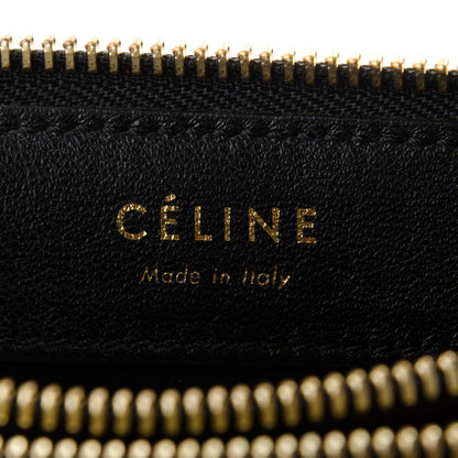 Celine Python Small Trio Crossbody Bag Black 5 of 7