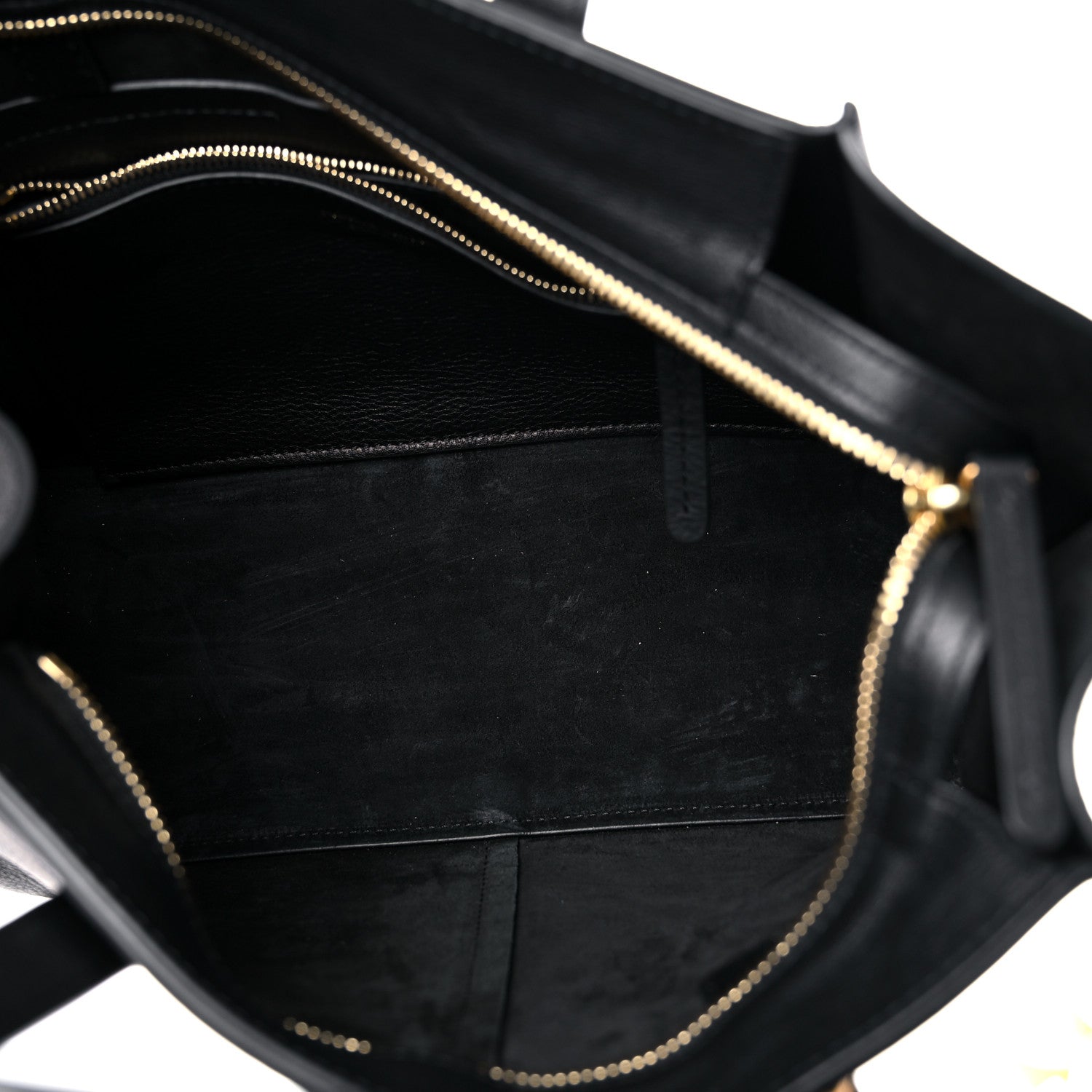 Mansur Gavriel Pebbled Calfskin Mini Zip Multitude Tote Black 5 of 16