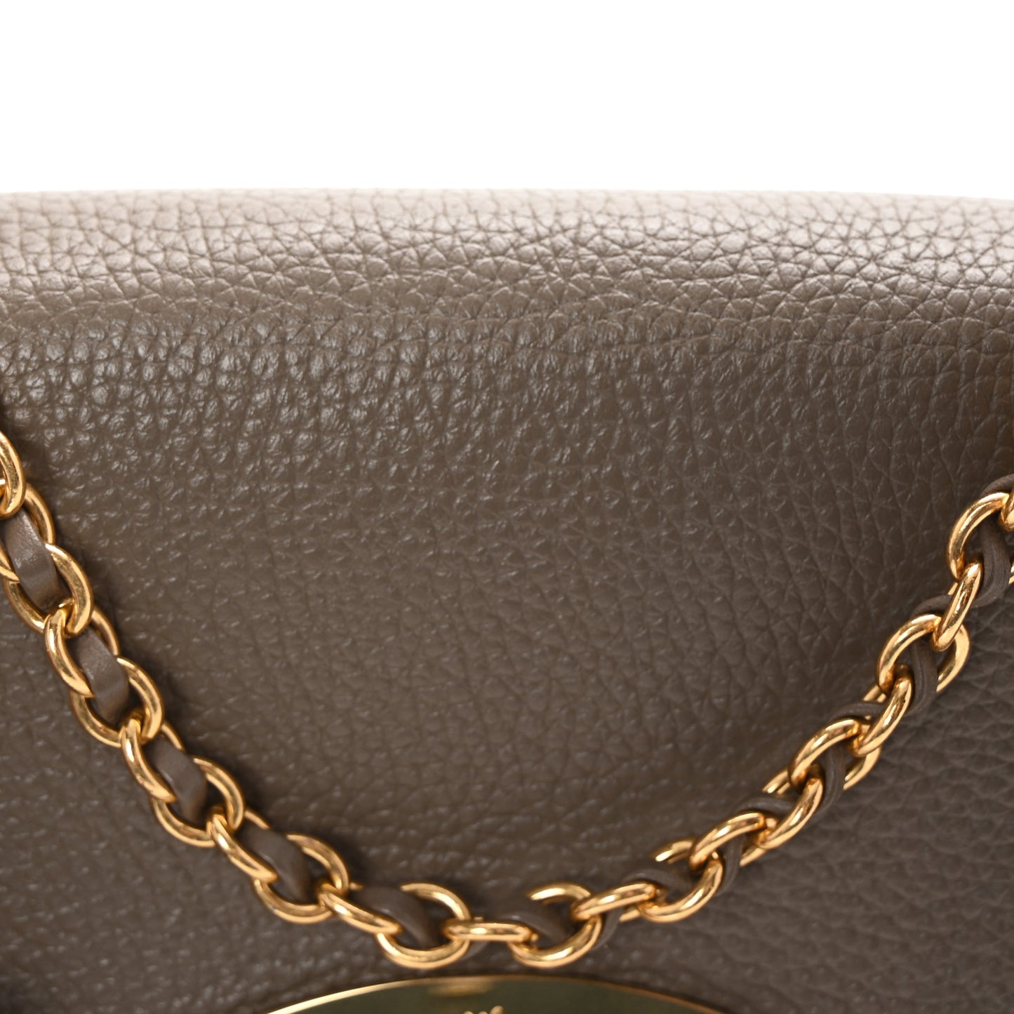 Classic Calfskin Small Lily Flap Clay