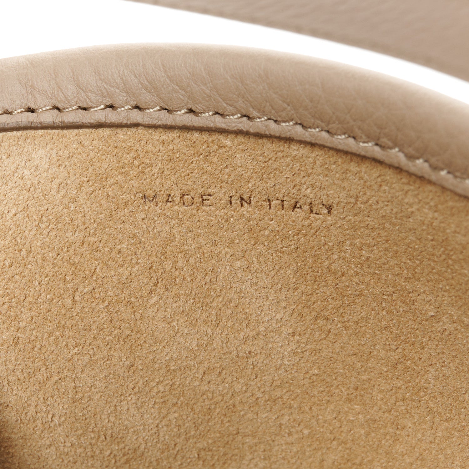 The Row Grained Calfskin Medium N/S Park Tote Dark Taupe 5 of 9