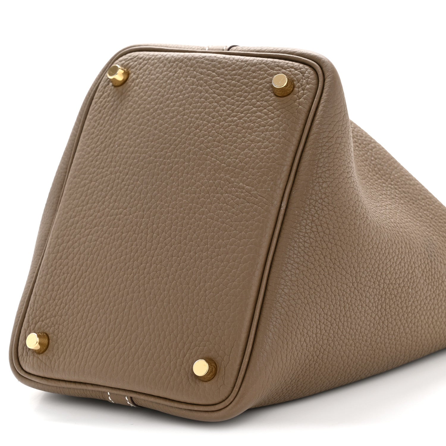 Hermes Taurillon Clemence Picotin Lock 18 PM Etoupe 10 of 14