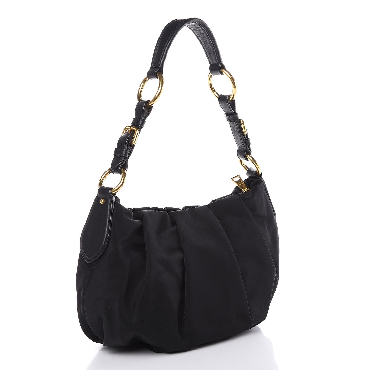 Tessuto Nylon Shoulder Bag Black
