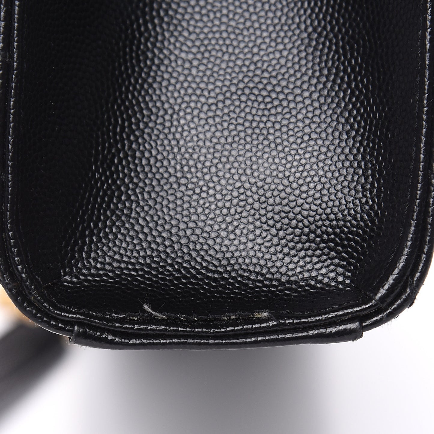Grain De Poudre Matelasse Chevron Large Monogram Satchel Black